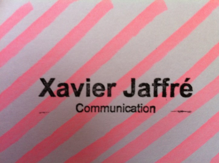 Xavier jaffré Communication