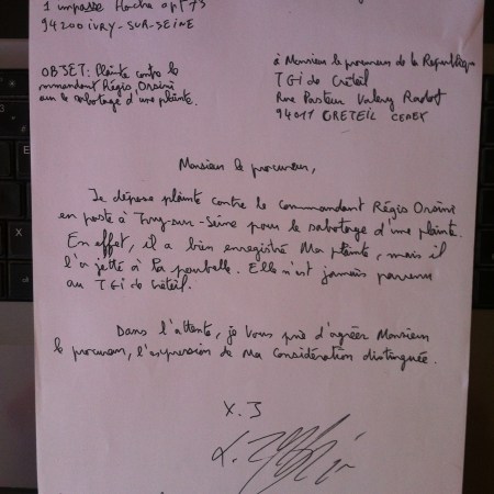 TGI Parquet de Créteil.