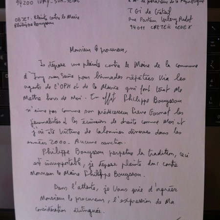 TGI Parquet de Créteil.