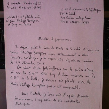 TGI Parquet de Créteil.