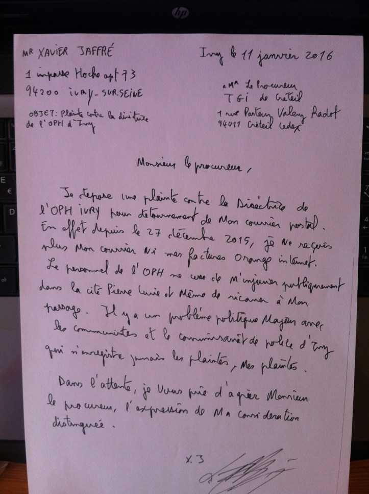 TGI Parquet de Créteil.