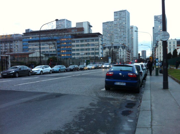 Paris 13e avenue de Choisy FRANCE. Mars 2018.