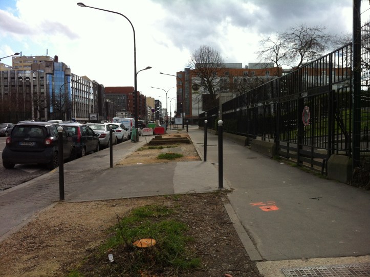 Paris 13e avenue de Choisy FRANCE. Mars 2018.