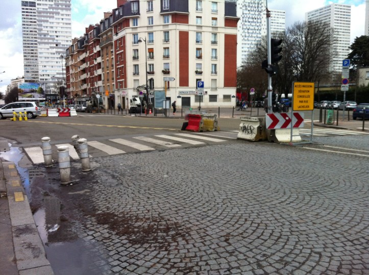 Paris 13e avenue de Choisy FRANCE. Mars 2018.