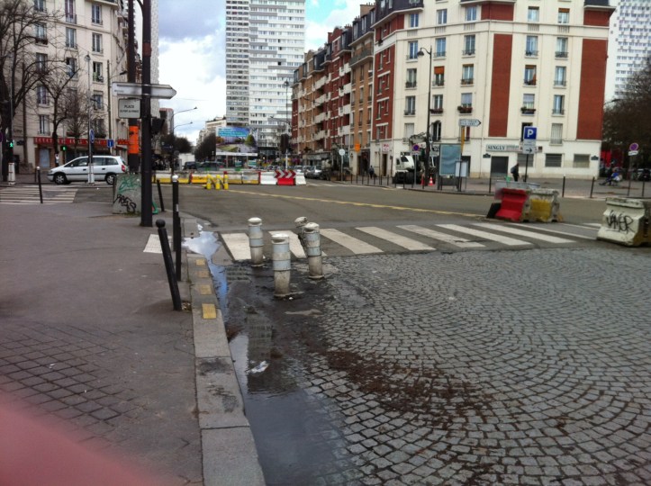 Paris 13e avenue de Choisy FRANCE. Mars 2018.